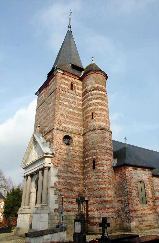 L'église Notre-Dame - Veauville-lès-Quelles (76560) - Seine-Maritime