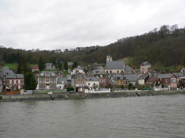 Villequier vue de la Seine - Villequier (76490) - Seine-Maritime