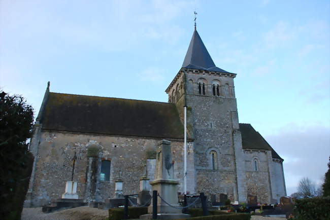 L'église Saint-Aubin - Virville (76110) - Seine-Maritime