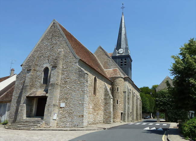 Église Saint-Méry, vue depuis l'ouest - Saint-Méry (77720) - Seine-et-Marne