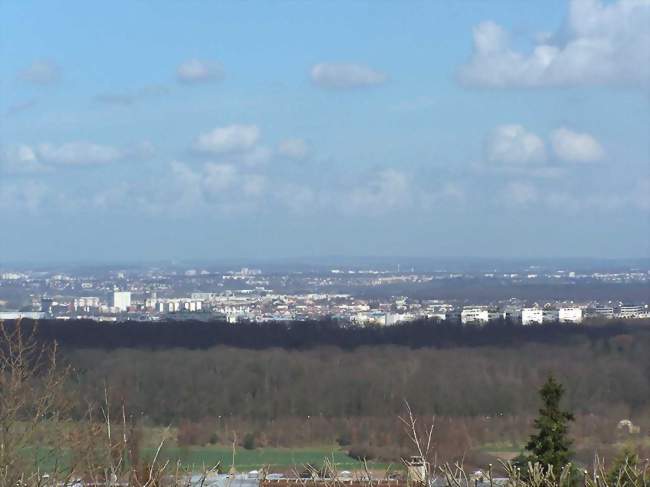 Achères vue depuis les hauteurs de Chambourcy - Achères (78260) - Yvelines