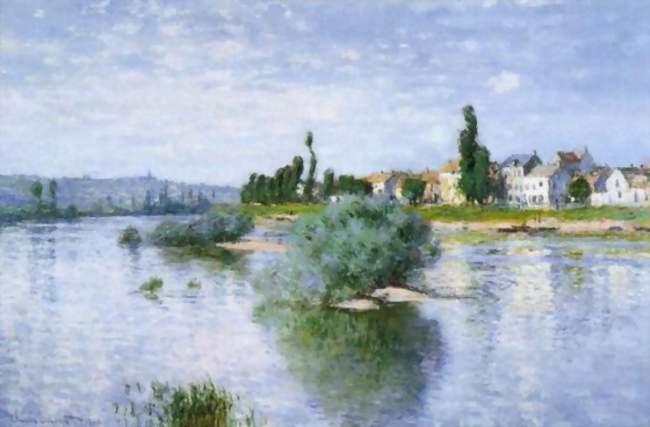 La Seine à Lavacourt par Claude Monet, 1880, Dallas Museum of Art - Moisson (78840) - Yvelines