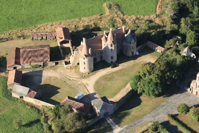 Vue aérienne du chateau