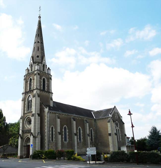 L'église de Sainte-Verge - Sainte-Verge (79100) - Deux-Sèvres