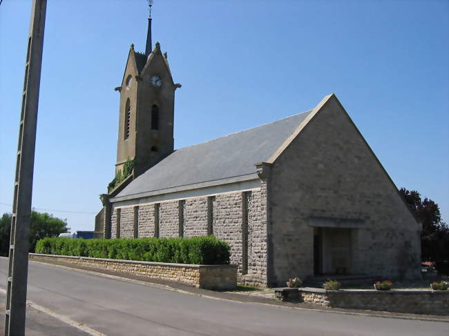 L'église et son portail - Bayonville (08240) - Ardennes