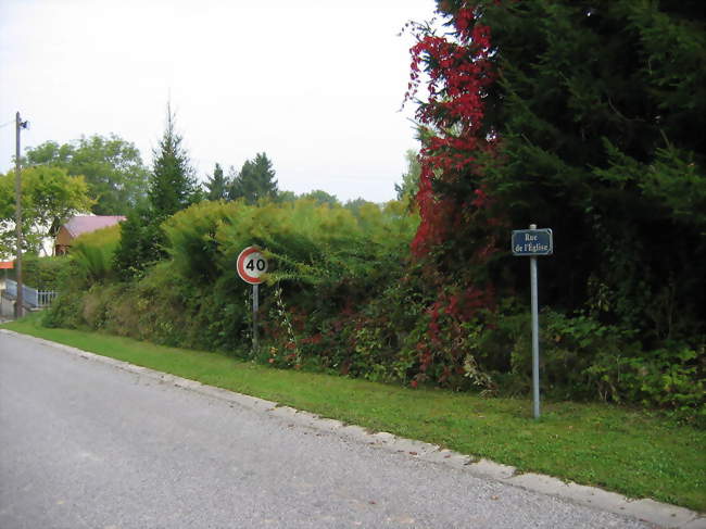 Entrée, rue de l'église - Lançon (08250) - Ardennes