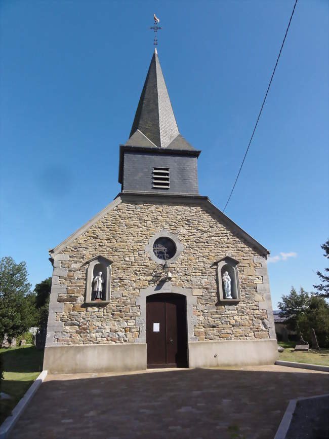 Façade de l'église - Sévigny-la-Forêt (08230) - Ardennes