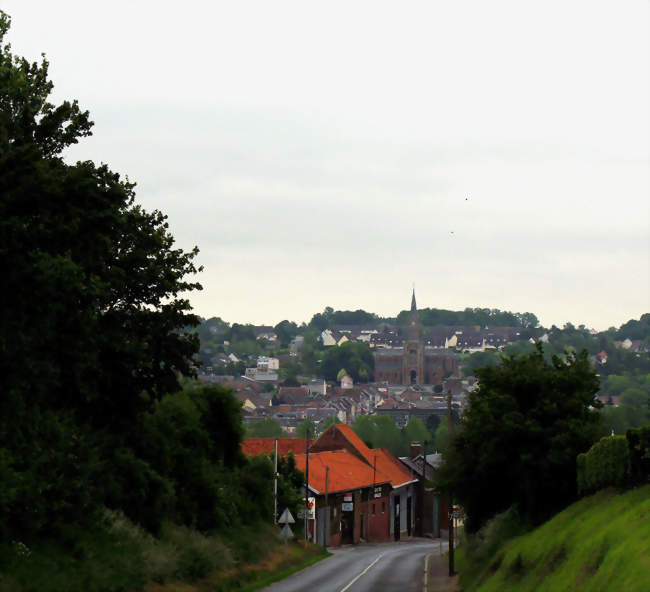 Panorama en venant d'Amiens - Ailly-sur-Noye (80250) - Somme