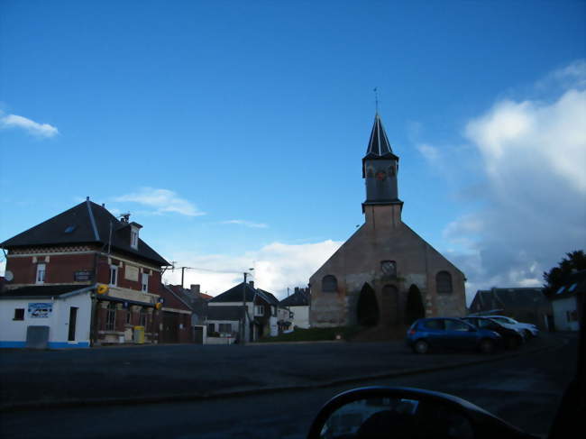 L'église, près de la Poste - Béthencourt-sur-Mer (80130) - Somme