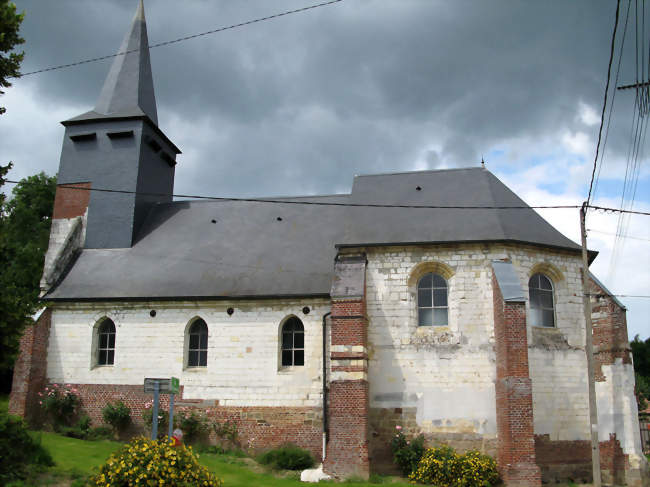 Eglise Saint Léger de Bresle, côté sud - Bresle (80300) - Somme