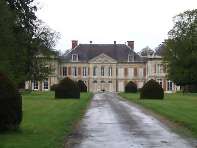 Le château en hiver - Courcelles-sous-Moyencourt (80290) - Somme