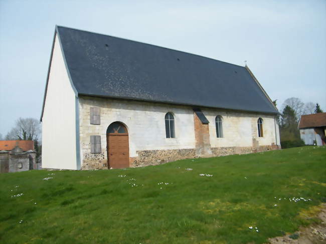 L'église de Longvillers n'a plus de clocher - Domléger-Longvillers (80370) - Somme