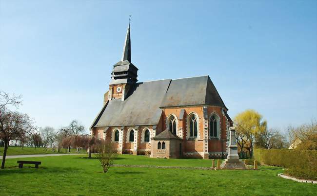 Église du XIVe siècle - Doudelainville (80140) - Somme