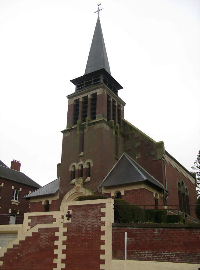 L'église Saint-Martin - Équancourt (80360) - Somme