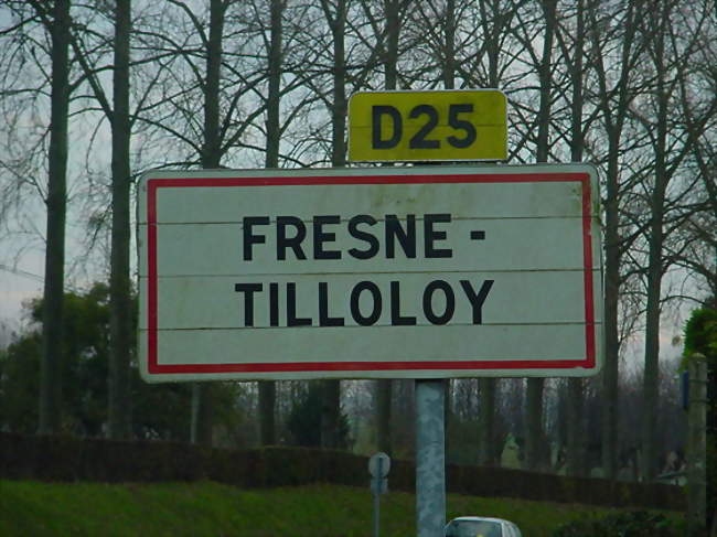 Le panneau ne respecte pas l'orthographe officielle - Fresnes-Tilloloy (80140) - Somme