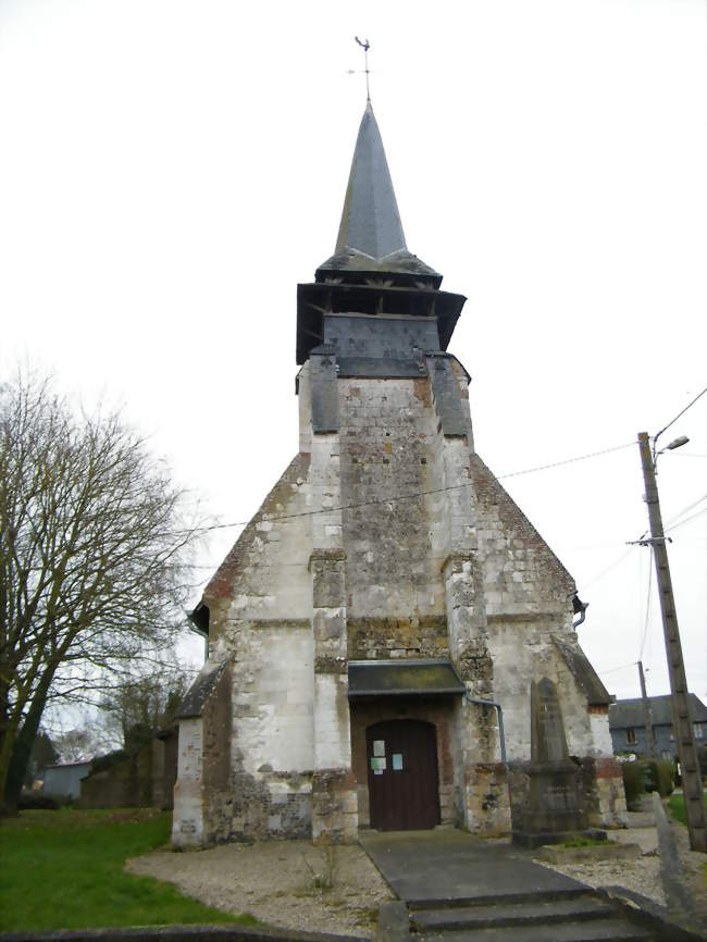 Le clocher de l'église - Grébault-Mesnil (80140) - Somme