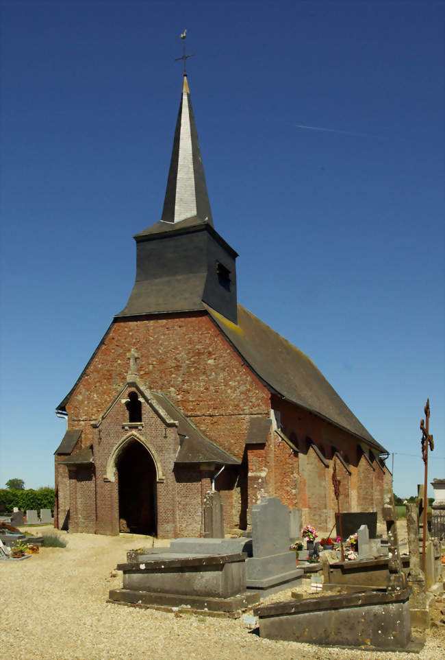 L'église Saint-Saturnin - Morvillers-Saint-Saturnin (80290) - Somme
