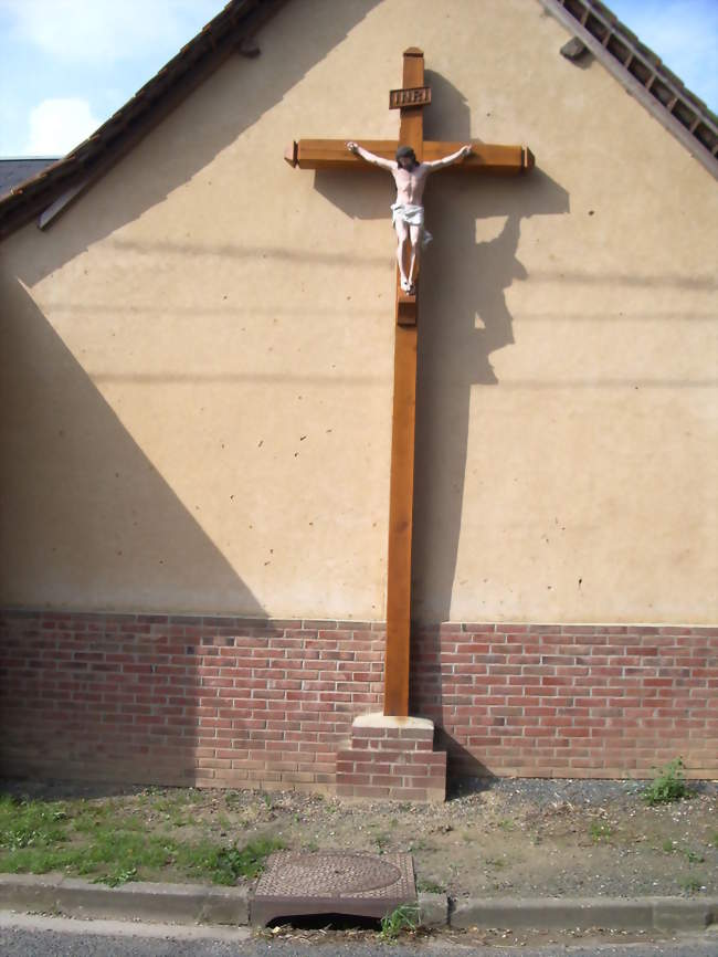 Campagne-lès-Quesnoy, calvaire - Quesnoy-le-Montant (80132) - Somme