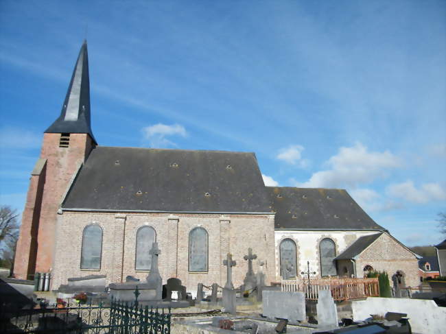 L'église de Sailly-Flibeaucourt - Sailly-Flibeaucourt (80970) - Somme