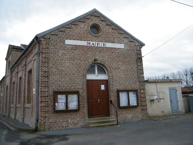 La mairie, entrée - Vironchaux (80150) - Somme