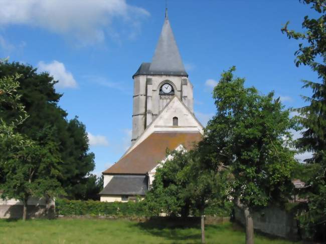 Église Saint-Apré de Warlus dans la Somme - Warlus (80270) - Somme