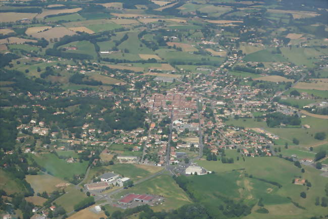 Vue aérienne - Réalmont (81120) - Tarn