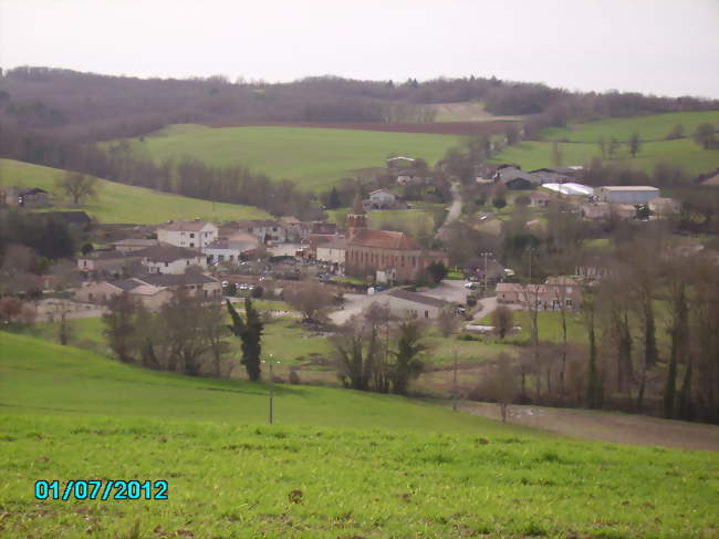 Vue du village - Vaïssac (82800) - Tarn-et-Garonne