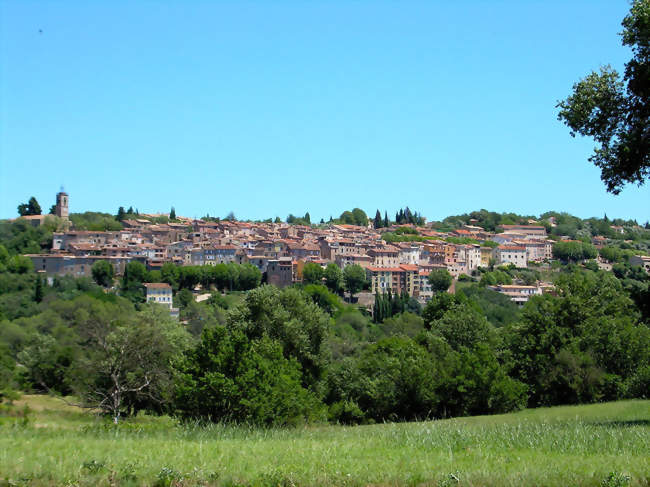 vue sur le village - Bagnols-en-Forêt (83600) - Var