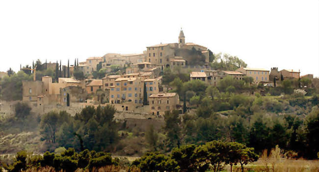 Vue générale de la partie septentrionale de Crillon-le-Brave - Crillon-le-Brave (84410) - Vaucluse