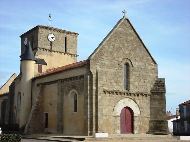 L'église Saint-Martin - Le Bernard (85560) - Vendée