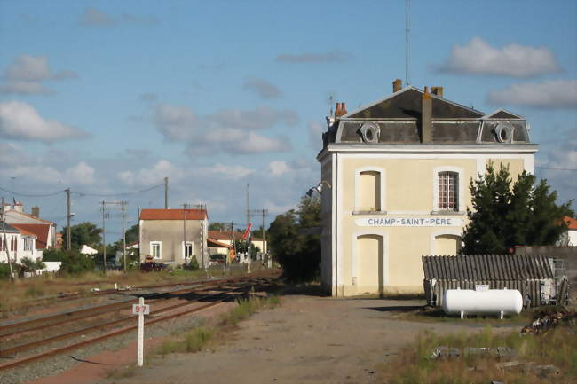 La gare - Le Champ-Saint-Père (85540) - Vendée