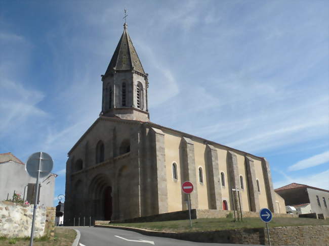 L'église Saint-Jacques - Moutiers-les-Mauxfaits (85540) - Vendée