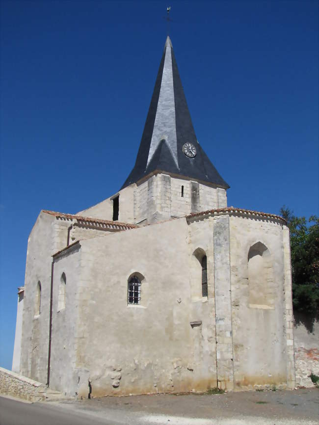 L'église Saint-Denis - Saint-Denis-du-Payré (85580) - Vendée