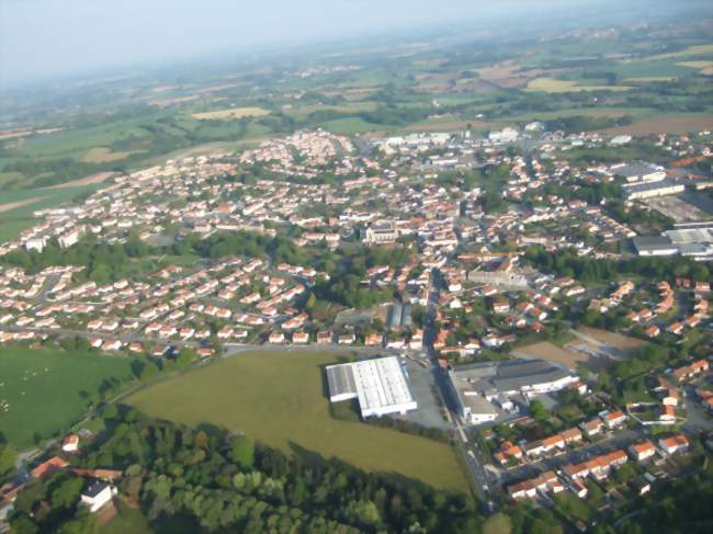 Vue du Ciel - Crédit Photo :  Mairie de La Verrie