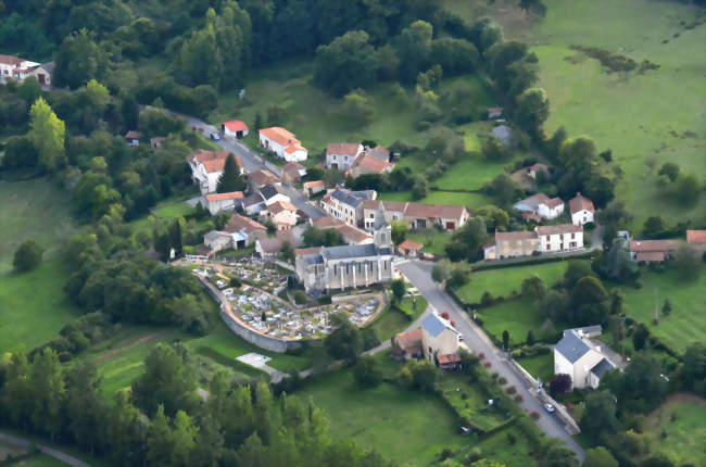 Vue aérienne - Crédit: Club Photo de Saulgé