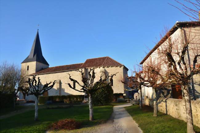 L'église et la mairie - Javerdat (87520) - Haute-Vienne