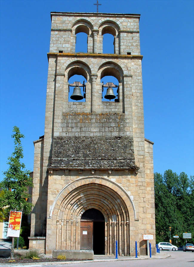 Église Saint-Mathurin - Façade - Le Vigen (87110) - Haute-Vienne