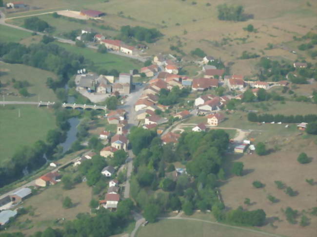 Vue aérienne d'Ambacourt - Ambacourt (88500) - Vosges