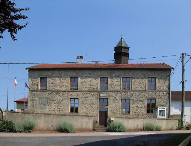 La mairie d'Anglemont - Anglemont (88700) - Vosges