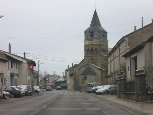 La rue de Neufchâteau - Autreville (88300) - Vosges