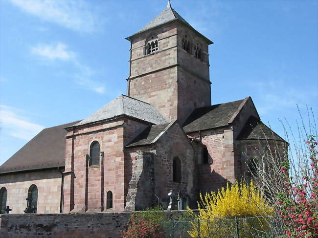 L'église romane du XIIe siècle - Champ-le-Duc (88600) - Vosges