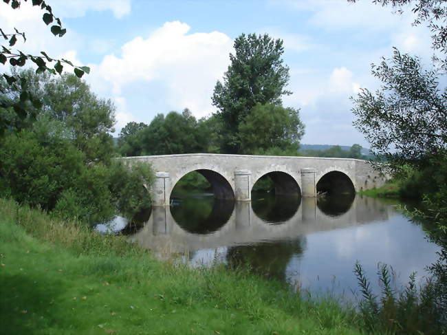 Le pont sur la Meuse - Frebécourt (88630) - Vosges