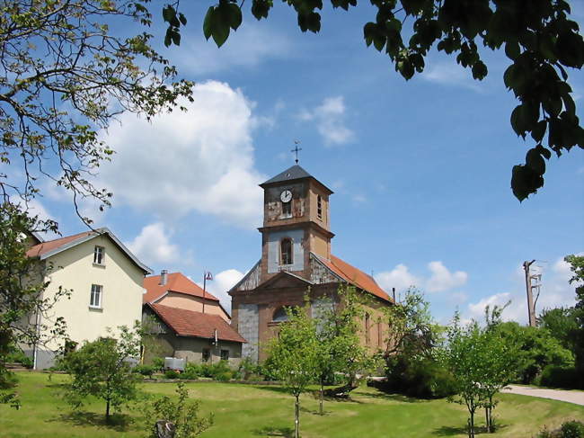 Le Centre et l'église - La Grande-Fosse (88490) - Vosges