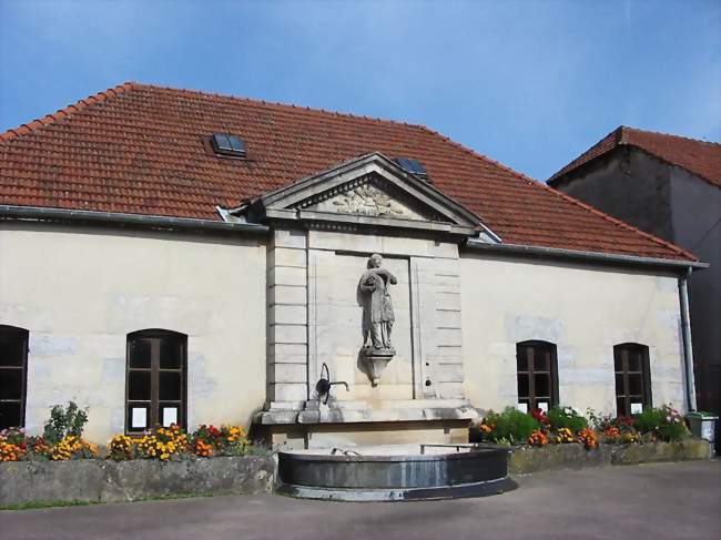 La Halle et la fontaine Saint-Vincent - Liffol-le-Grand (88350) - Vosges