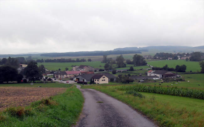 Vue depuis le nord-est sur Maroncourt - Maroncourt (88270) - Vosges