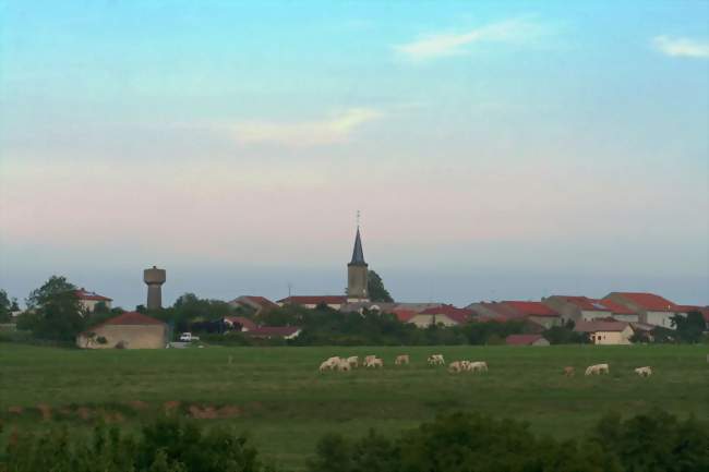 Vue depuis Saint-Genest - Moyemont (88700) - Vosges