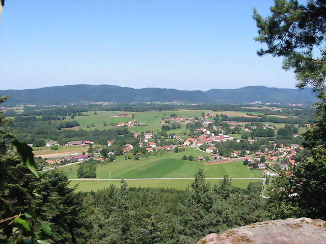 Vue d'ensemble depuis le Petit Jumeau - Nompatelize (88470) - Vosges