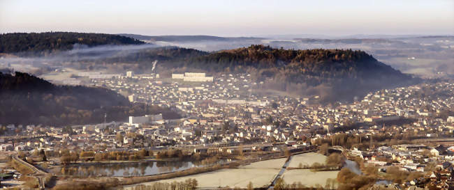 Panorama de Remiremont depuis le Saint-Mont - Remiremont (88200) - Vosges