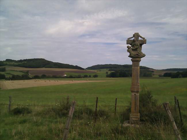 Croix de chemin dans les champs de Rugney - Rugney (88130) - Vosges