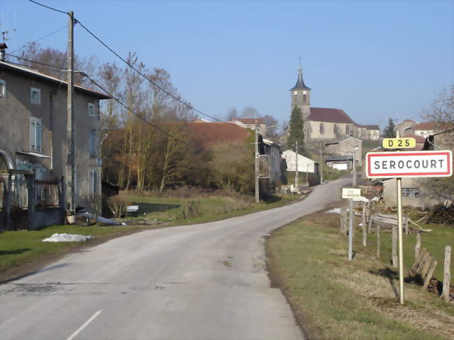 L'entrée du village - Serocourt (88320) - Vosges